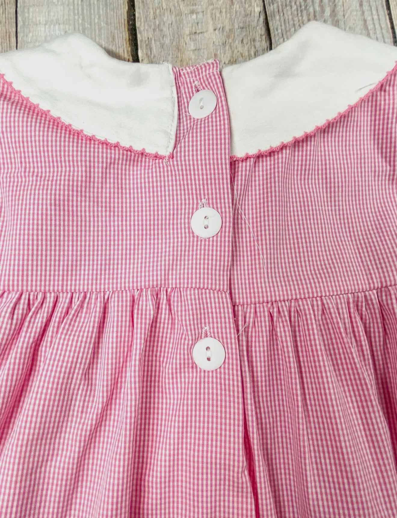 Smocked Football & Bow Dress