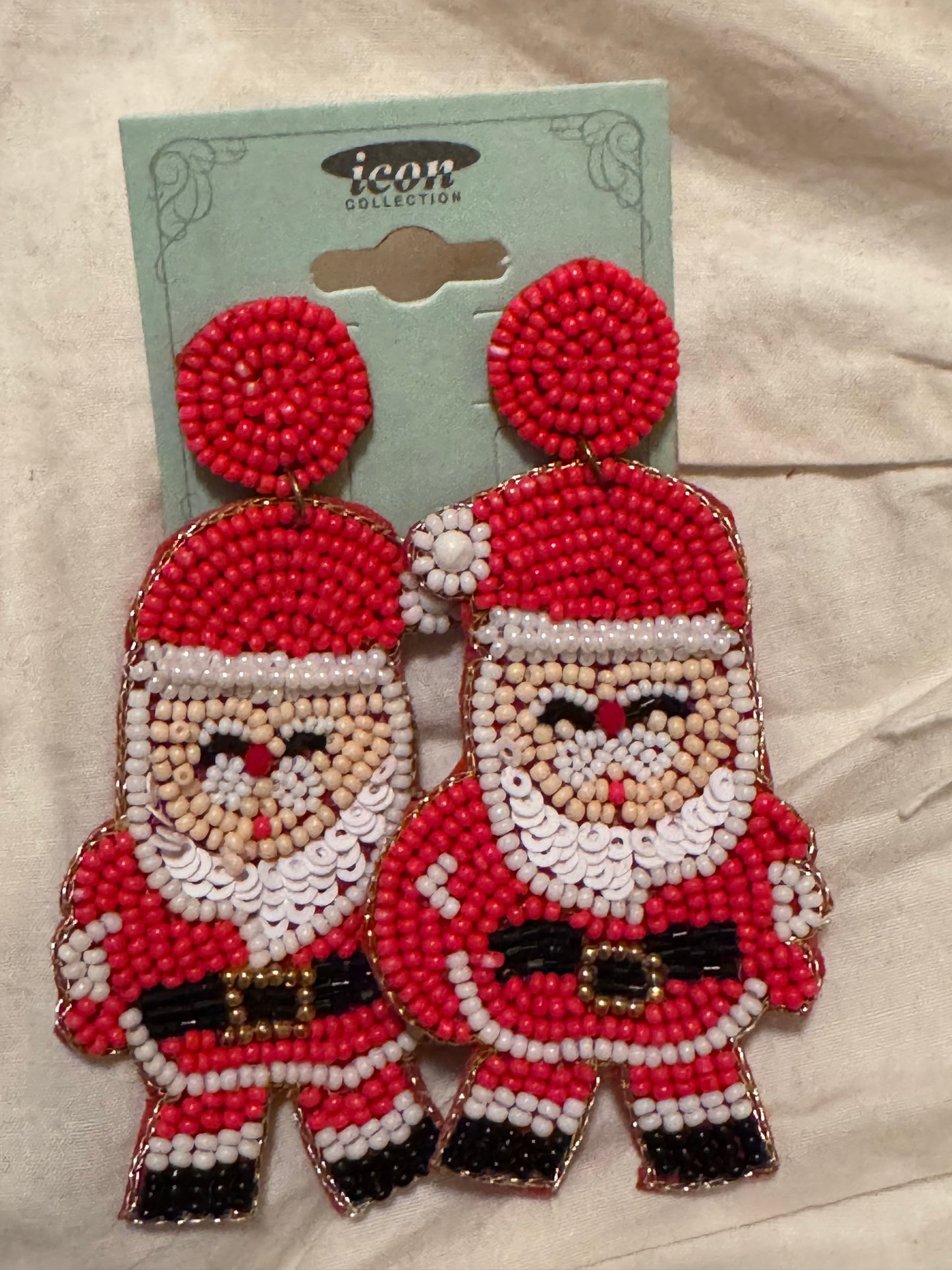 Santa Claus Dangle Earrings