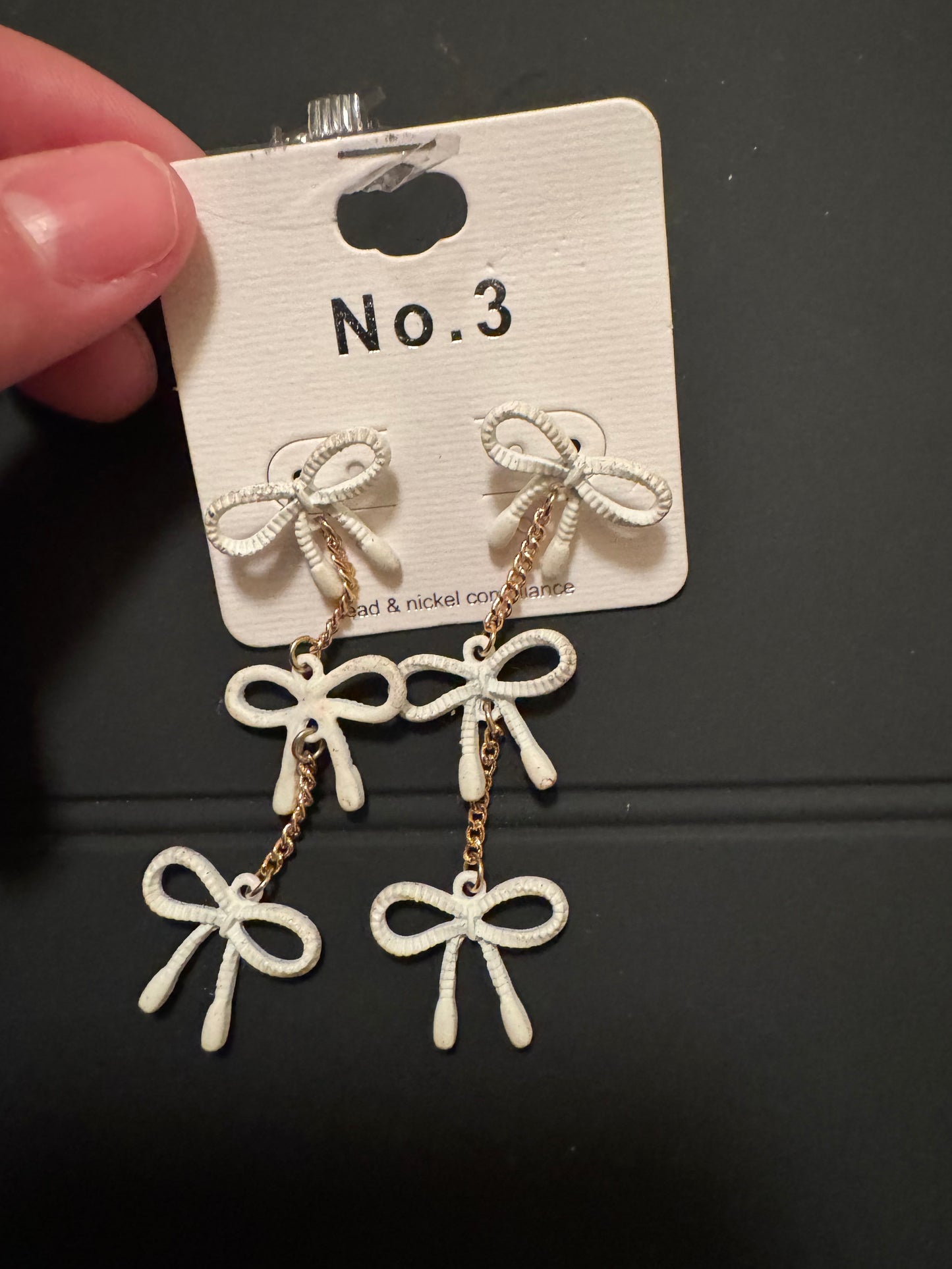 Bow Dangle Earrings