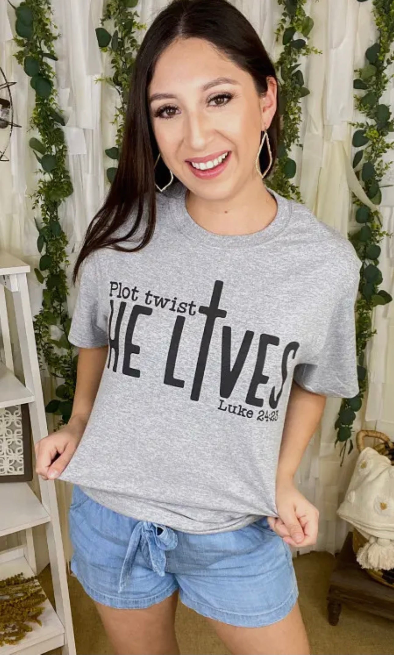 Plot Twist He Lives Easter T-shirt