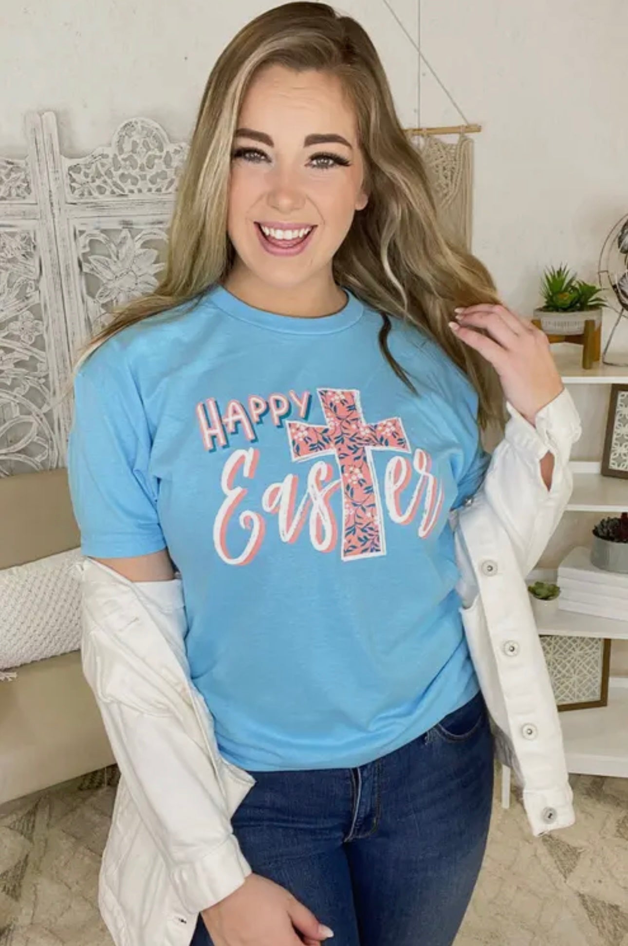 Happy Easter Cross T-shirt