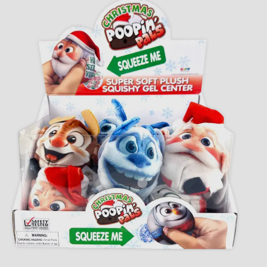 Christmas plush ball popping pal toy stocking stuffer assortment