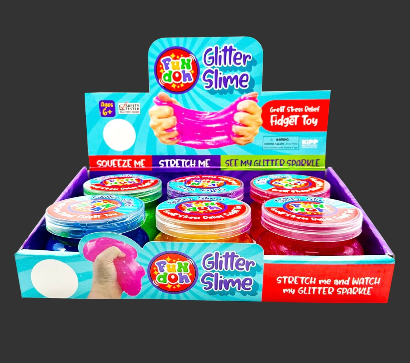 Fun-Doh fidget glitter slime