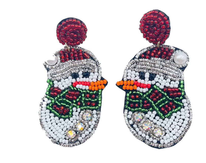 Snowface Earrings