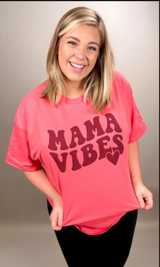 Mama Vibes Graphic T-Shirt