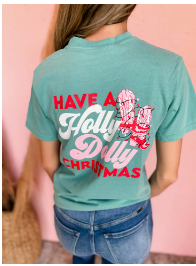 Holly Dolly Christmas Tshirt