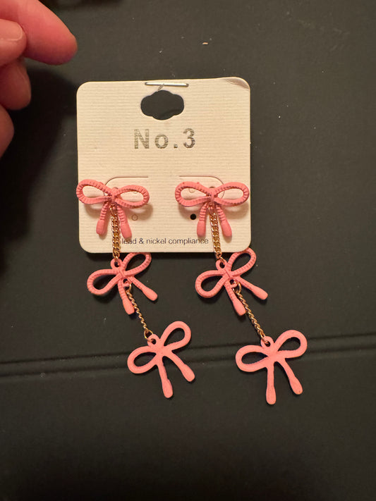 Bow Dangle Earrings
