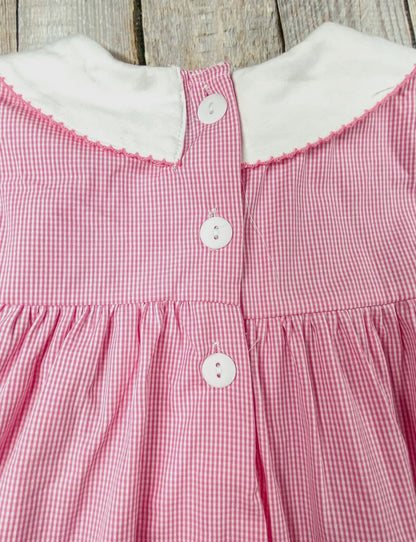 Smocked Football & Bow Dress