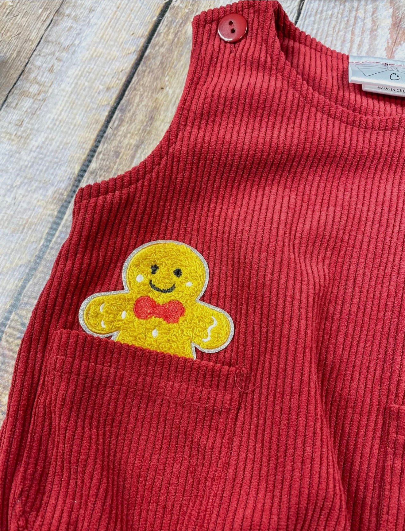 Gingerbread & Bows Onesie