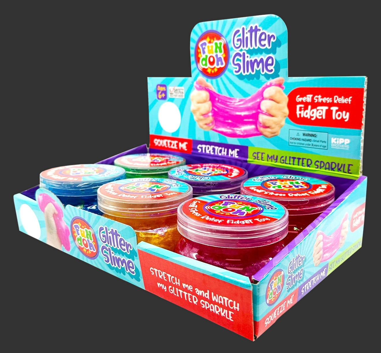 Fun-Doh fidget glitter slime