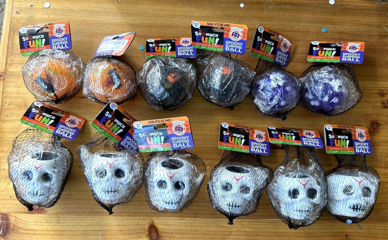 Halloween squishy ball assortment
