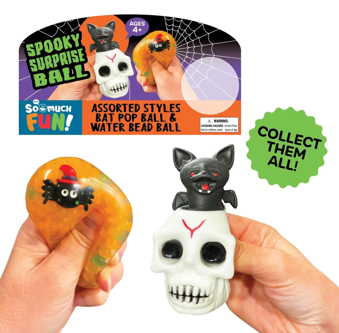 Halloween squishy ball assortment