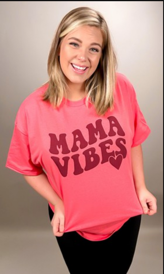 Mama Vibes Graphic T-Shirt