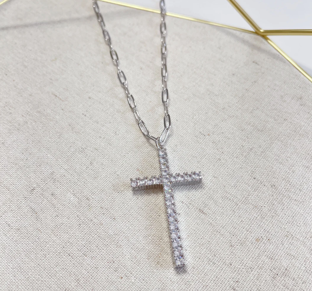 Cross silver Necklace
